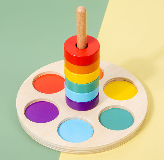 Montessori colour and stacking set
