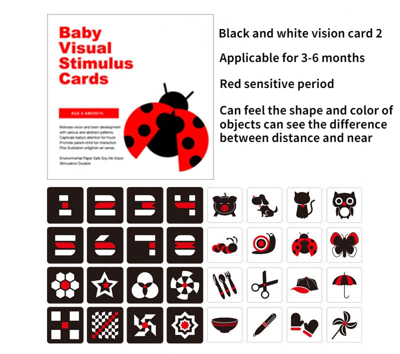 Montessori visual stimulation cards