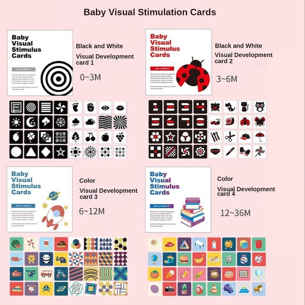 Montessori visual stimulation cards