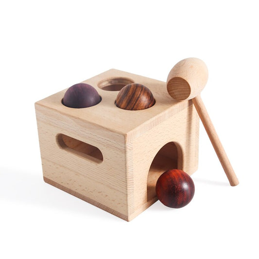 Montessori wooden percussion box