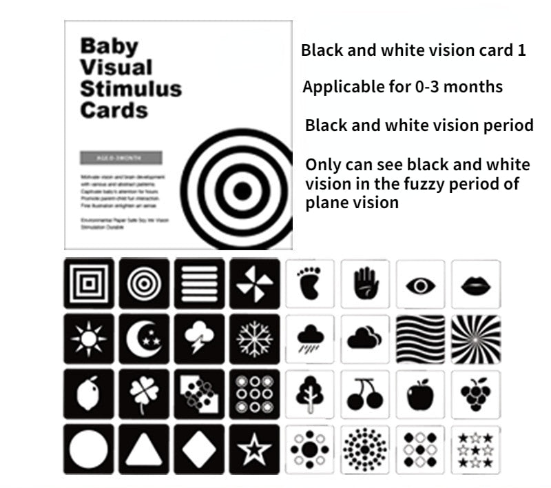 Montessori visual stimulation cards