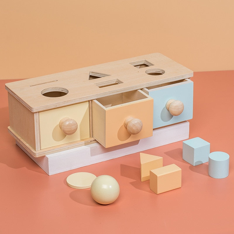 Montessori wooden sensory toys