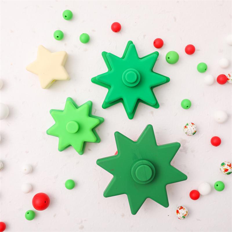 X'mas tree silicone teether