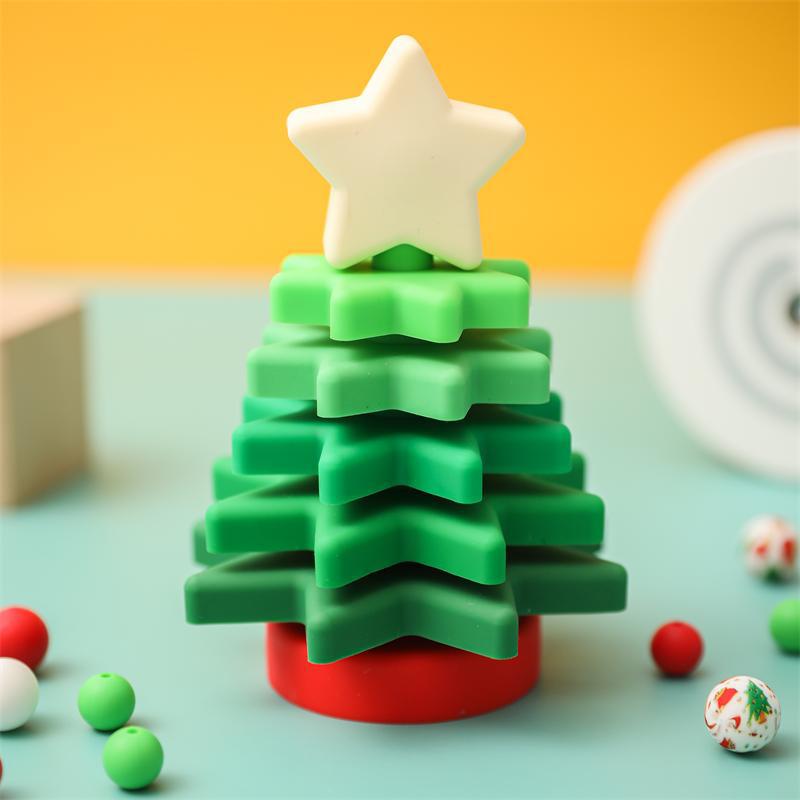 X'mas tree silicone teether