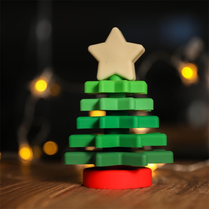 X'mas tree silicone teether